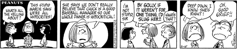 Illustration for article titled How Peanuts Used Marcie To Explore Unhealthy Relationships